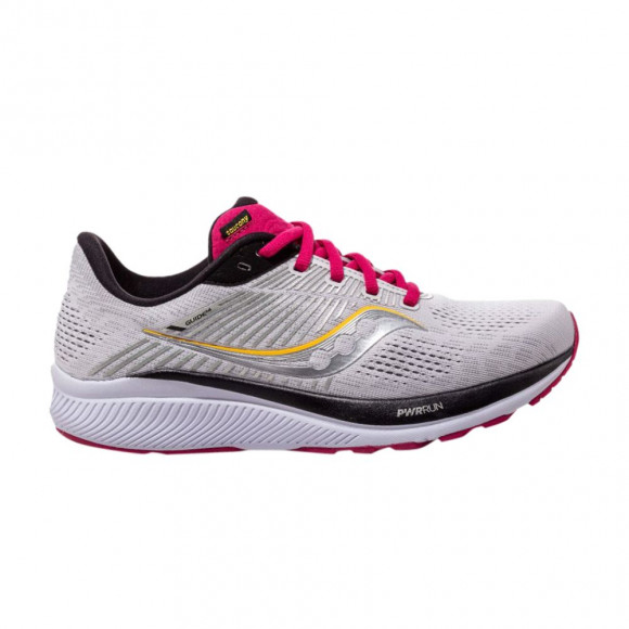 Saucony Wmns Guide 14 Wide 'Alloy Cherry' | Grey | Women's Size 12 - S10655-55