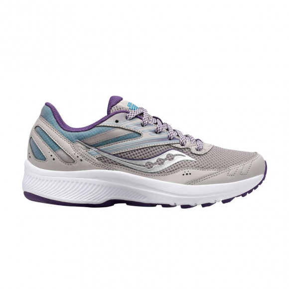 Saucony Wmns Cohesion 15 Wide 'Grape Pop' | Grey | Women's Size 11 - S10702-25