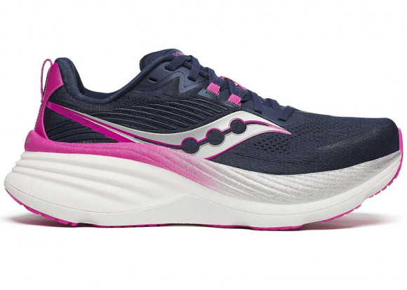 Women's Saucony Hurricane 24 Navy|Fuchsia, Size 5M  - S10933-161