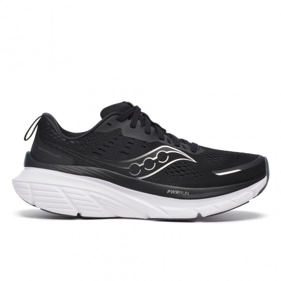 Women's Saucony Guide 18 Wide Black|White, Size 5W  - S10999-100
