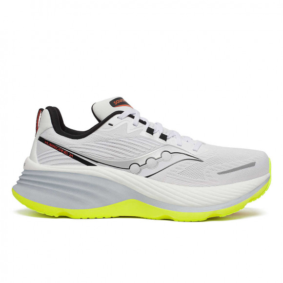 Men's Saucony Hurricane 24 Wide White|Black - S20934-213