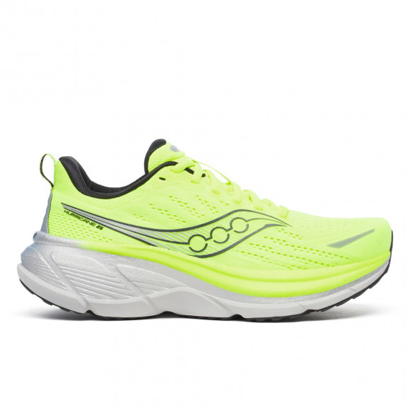 Men's Saucony Hurricane 25 Citron|Black, Size 7M  - S21026-287