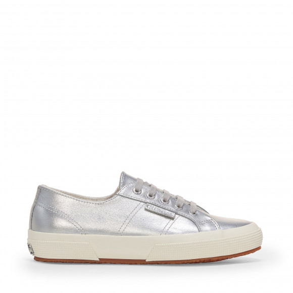 2750 PEARL LEATHER - Le Superga - Low Cut - Woman - SILVER-FAVORIO - S2158YW