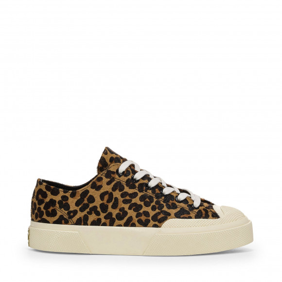 Superga - 2432 WORKS LEOPARD CALFHAIR - Sneakers - Low Cut - Unisex - LEOPARD PRINT-OFFWHITE - S2161QW