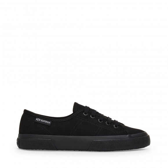 3750 MICROFIBER LEGGERA - Le Superga - Low Cut - Woman - TOTAL BLACK - S21682W