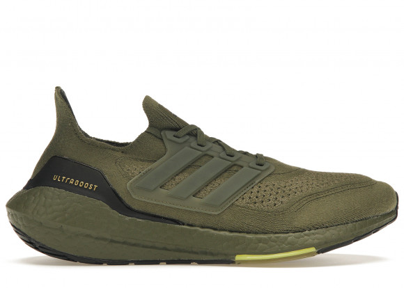 adidas Ultraboost 21 Shoes Focus Olive Mens - S23876