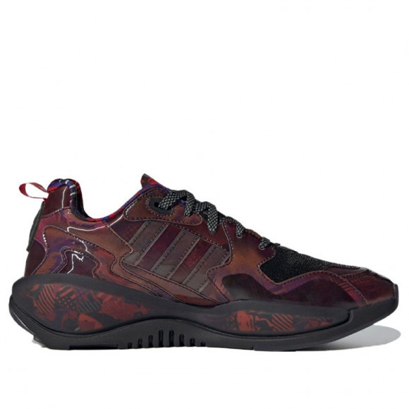 Adidas ZX Alkyne 'Chinese New Year' Core Black/Core Black/Scarlet Marathon Running Shoes/Sneakers S24181 - S24181