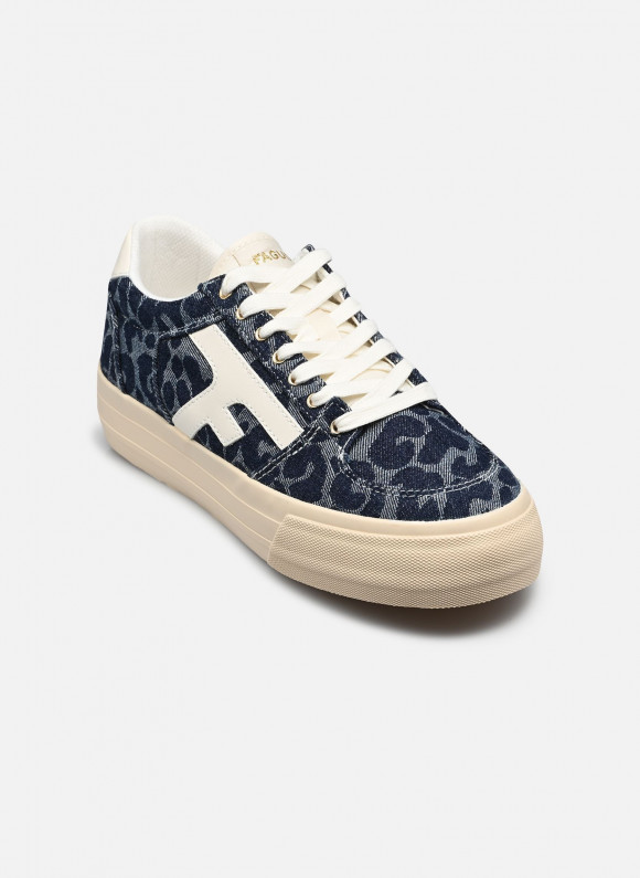 Baskets Faguo WALNUT PLATFORM BASKETS SYN WO pour Femme - S26CF0906-BLU11