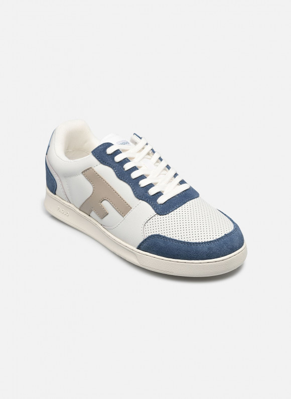 Baskets Faguo HAZEL LEATHER SUEDE M pour Homme - S26CG3201-WHI38