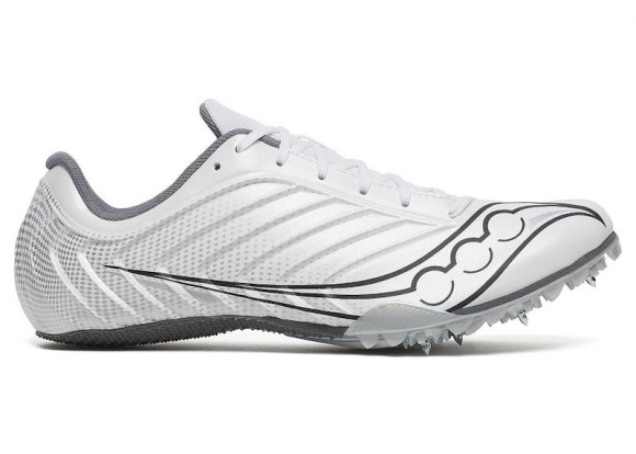 Men's Saucony Spitfire 5 White|Carbon, Size 5.5M  - S29055-10