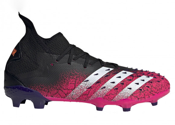 adidas Predator Freak.2 FG - Men's Soccer Shoes - Black / White / Shock Pink - S42981