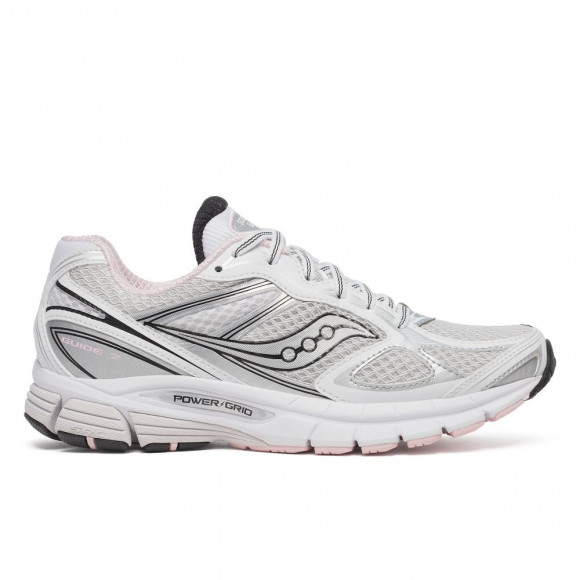 Women's Saucony ProGrid Guide 7 White|Pink, Size 5M  - S60936-4