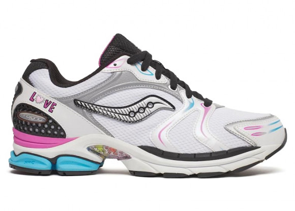 Women's Saucony Keith Haring X Saucony ProGrid Triumph 4 White|Multi, Size 5M  - S60974-1