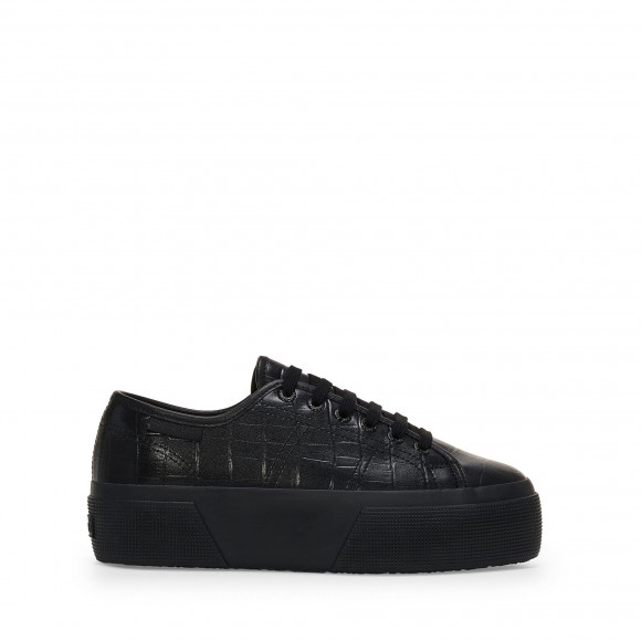 Superga - 3790 KAIMAN SYNTHETIC MATERIAL LEGGERA - Lady Shoes - Wedge - Woman - TOTAL BLACK - S61364W