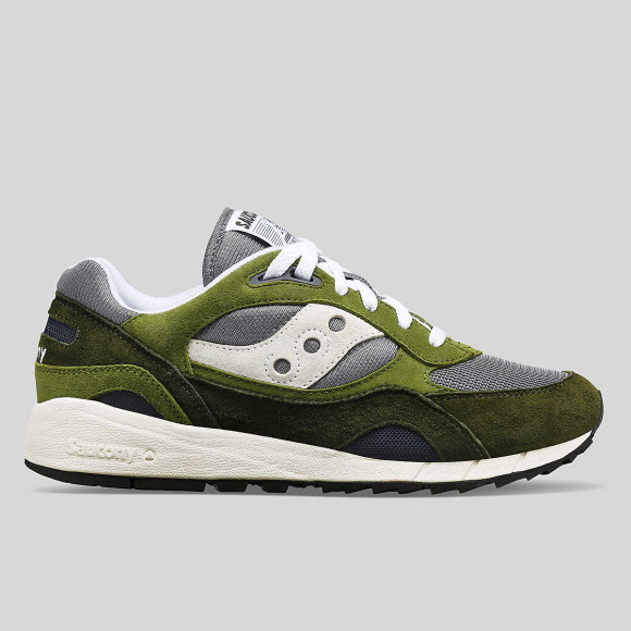Saucony Shadow 6000 Grey|Forest, Size 5.5M  - S70441-58