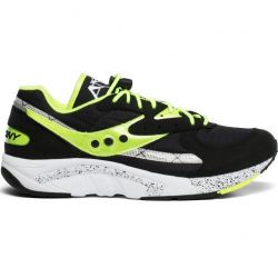 Saucony Mens Aya Shoes Black/Neon Size 11.5 - S70460-3