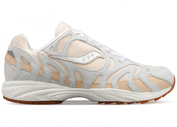 Saucony Trainers  - Grid Azura 2000 Blank Canvas in Cream - S70708-2