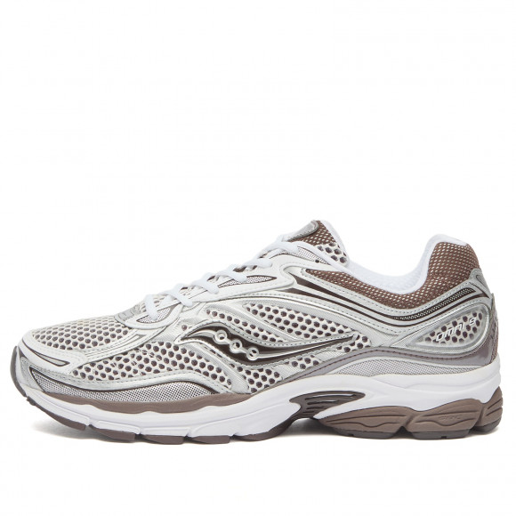 Saucony Progrid Omni 9 Sneaker in White/Brown - S70739-57