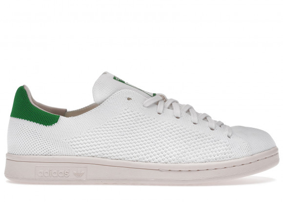 adidas stan smith primeknit white green