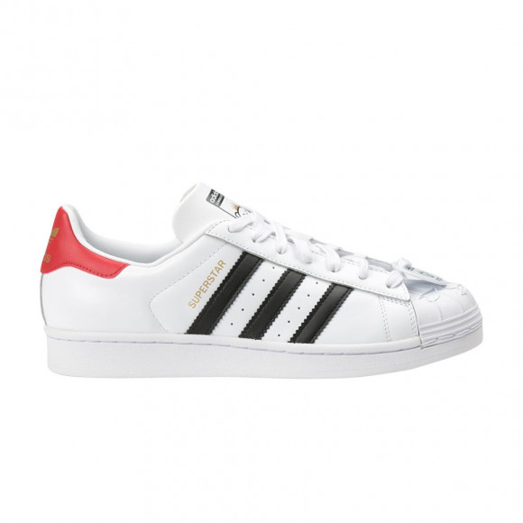 Nigo x adidas Superstar Bearfoot 'White Scarlet' | Men's Size 7.5 - S75552