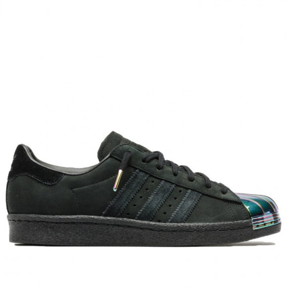 Adidas Womens WMNS Superstar 80s Metal Toe 'Core Core Black/Core Black/Running White Sneakers/Shoes S76710