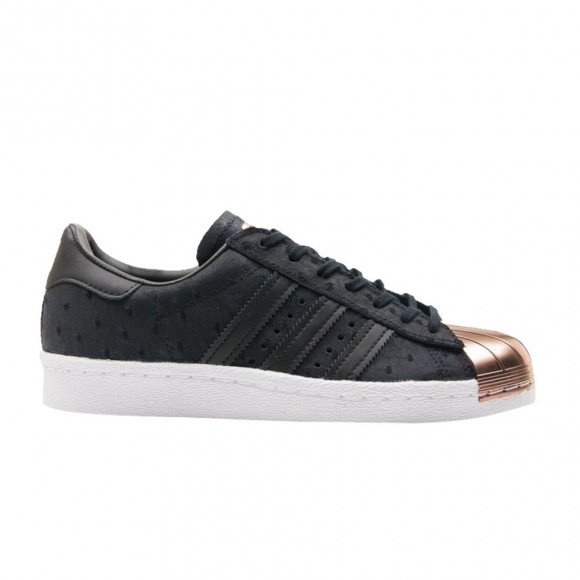 adidas Wmns Superstar 80s 'Metal Toe - Black Gold Metallic' | Women's Size 5.5 - S76712