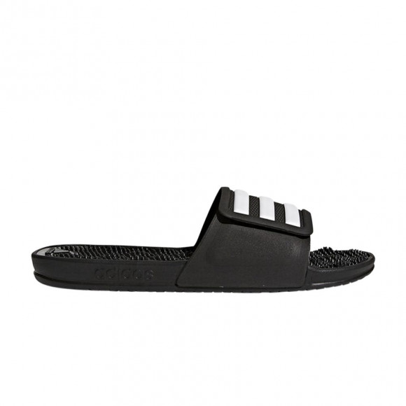Adidas Adissage 2.0 3 Stripes Slide 'Black White' | Men's Size 13 - S78505