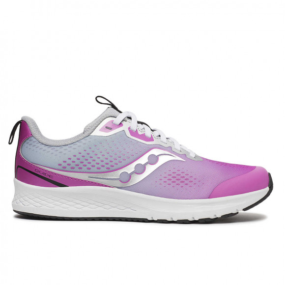 Saucony Guide 16 Sneaker Grey/Berry, Size 3M  - SK167926