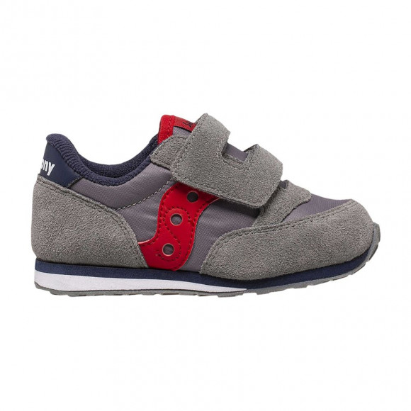Saucony Jazz Hook & Loop Big Kid 'Grey Red' | Kid's Size 5.5 - SL267080K