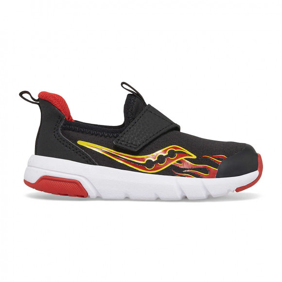 Saucony Breeze Slip On Jr. Sneaker Black|Red - SL267514