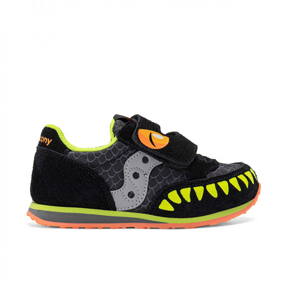 Saucony Jazz Hook & Loop Sneaker Black/Lime, Size 10.5M  - SL268318