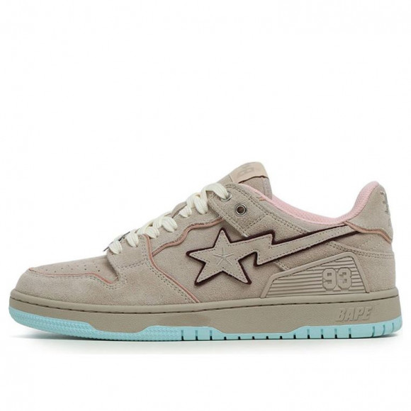 A BATHING APE A Bathing Ape Bape Womens WMNS Sta x Bapy Grey Fashion Skate Shoes SN0060C - SN0060C