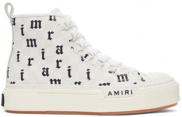 AMIRI White English Court Hi Sneakers - SS22MFS005
