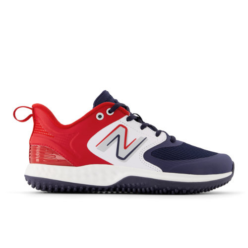 New Balance Women's Fresh Foam Velo v3 Turf-Trainer - Red/White/Blue - STVELOU3