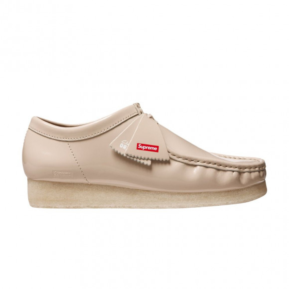 Clarks Supreme x Wallabee 'Patent Leather Pack - Natural' | Tan | Men's Size 13 - SUPWLBPLP-BEI