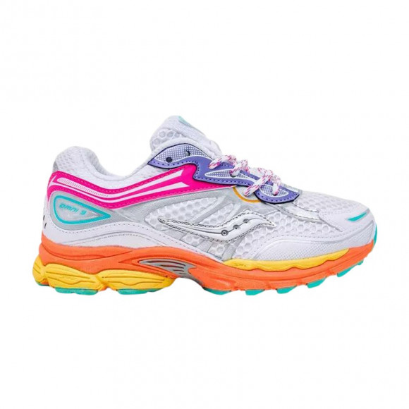 Saucony ProGrid Omni 9 Big Kid 'White Pink Orange' | Multi-Color | Kid's Size 3.5 - SY126Z03-106