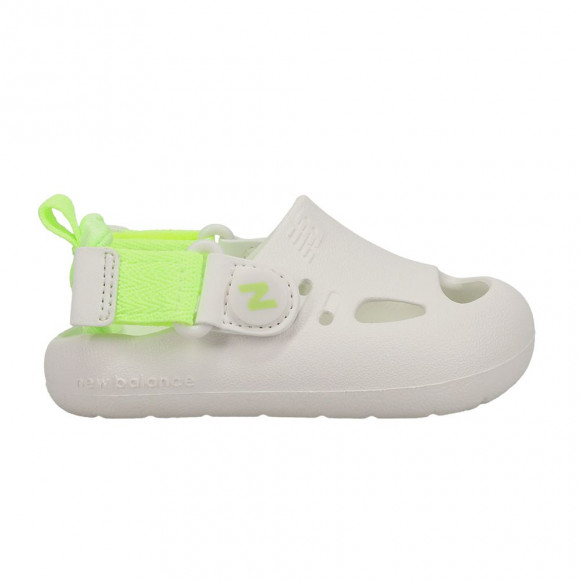 New Balance K8811 Sandal Big Kid 'Sea Salt Lime Green' | Cream | Kid's Size 3 - SYCLGB1M