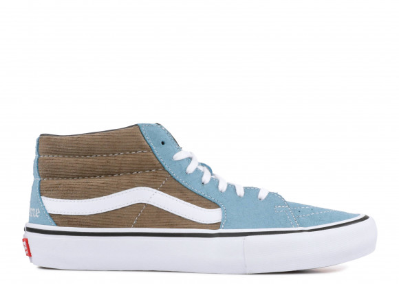 Supreme x Sk8 Mid Pro 'Corduroy Croc' | Blue | Men's - Sk8-Mid