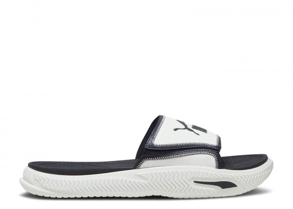 Puma Softride Pro 24 V Slide 'White New Navy' | Men's - Softride-Pro-Slide