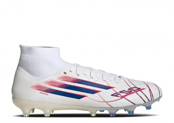 adidas Wmns F50 Sparkfusion Pro Mid FG AG 'Cloud White Royal Blue' | Women's - Sparkfusion