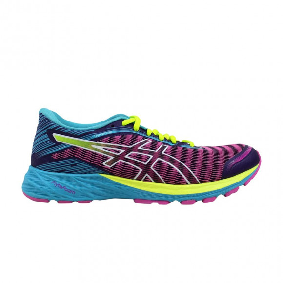 Asics Wmns DynaFlyte 'Pink Yellow Aquarium' | Blue | Women's Size 6 - T6F8Y-2007