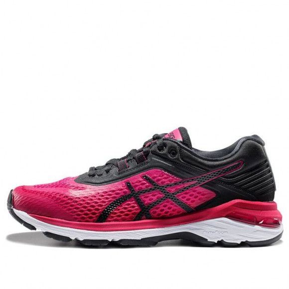 ASICS GT-2000 6 Black/Red Marathon Running Shoes (SNKR/Women's) T855N-2190 - T855N-2190