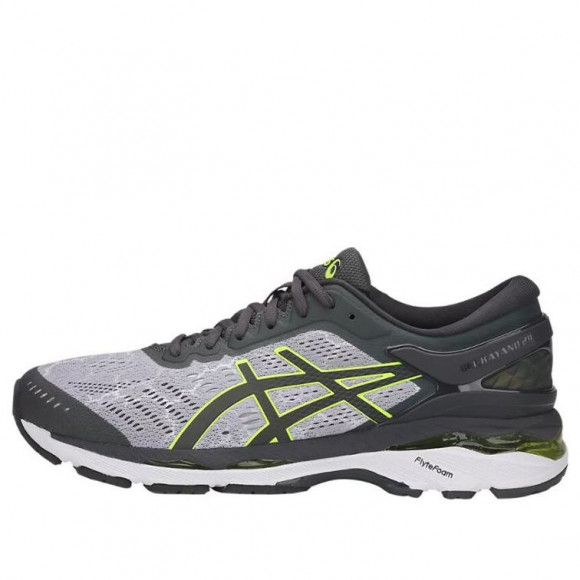 ASICS Gel Kayano 24 Lite 'Mid Grey' Grey Black Marathon Running Shoes T8A4N-9695 - T8A4N-9695