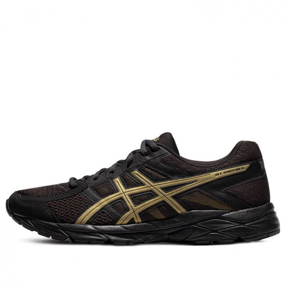 ASICS Gel-Contend 4 BLACK/GOLD Marathon Running Shoes T8D4Q-017 - T8D4Q-017