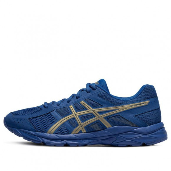 ASICS Gel-Contend 4 BLUE/GOLD Marathon Running Shoes T8D4Q-401 - T8D4Q-401