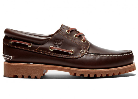 Authentic 3-Eye Handsewn Boat Boot 'Brown' - TB030003-214