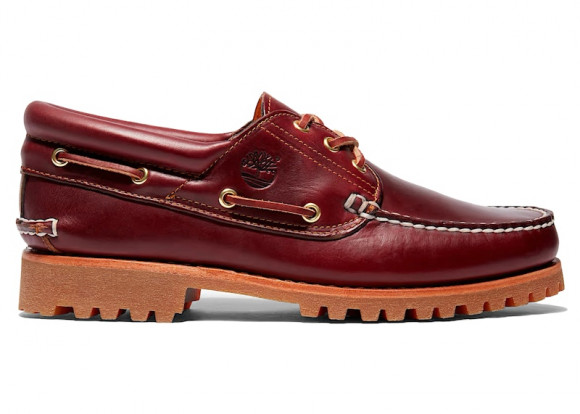 3-Eye Lug Handsewn Boat 'Burgundy' - TB050009-648