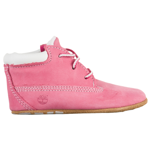 Timberland Crib Booties - Girls' Infant Outdoor Boots - Fuchsia Rose / Wheat - TB09680R661