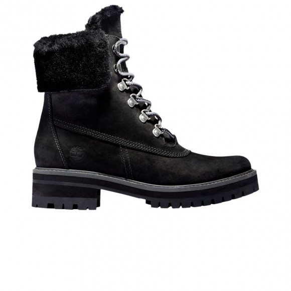 Timberland Wmns Courmayeur Valley 6 Inch Boot 'Black Shearling' | Women's Size 6.5 - TB0A2947-001