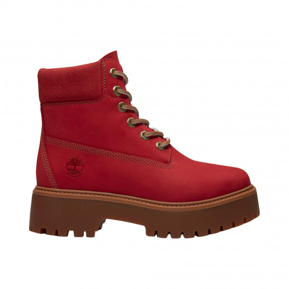 Timberland Wmns Stone Street 6 Inch Waterproof Platform Boot 'Red' | Women's Size 7 - TB0A2H3CET1